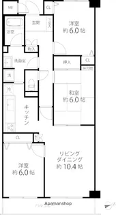 T’S GARDEN横浜岸根公園【3階】の間取り