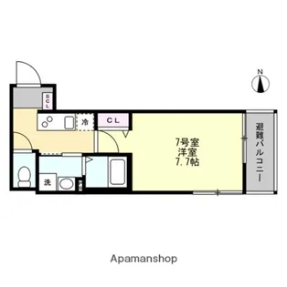 FELICE元住吉【1階】の間取り