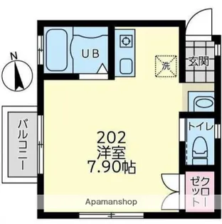 ヴァン・ヴェール南原【2階】の間取り