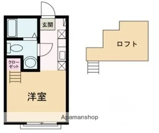 ヒルサイドハイツ菊名【1階】の間取り