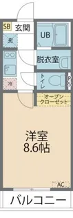 カインドネス相模大野Ⅱ【202号室号室】の間取り