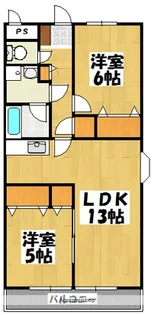 スカイコーポ鴨居【2階】の間取り