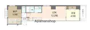 GRAND−MERE横浜大口【2階】の間取り