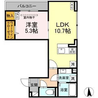 D’BLESS横濱岸根公園I【3階】の間取り