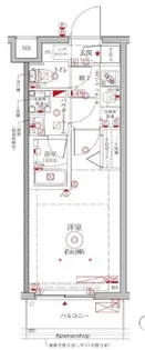 クレイシアIDZ横浜大倉山【1階】の間取り