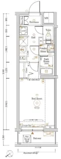 LOG登戸STATION SIDE【2階】の間取り