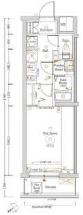 LOG登戸STATION SIDE【3階】の間取り