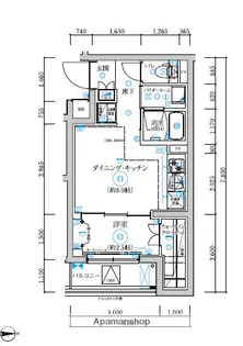 RELUXIA武蔵中原【3階】の間取り