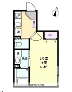 ベイルームスイート鶴見市場【3階】の間取り