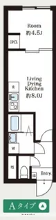 プライムスクエア池上【4階】の間取り