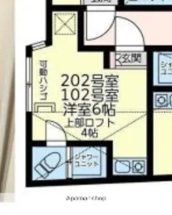 ユナイト川崎ベーリング【2階】の間取り
