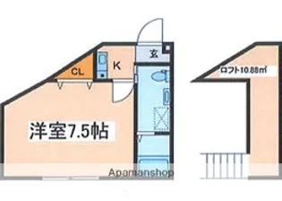 LUNARIS EBINA【1階】の間取り
