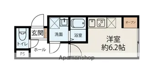 クォーク川崎【1階】の間取り