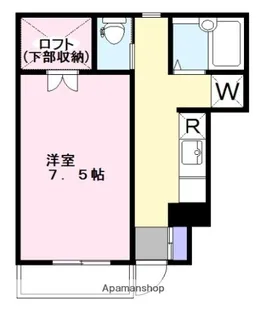 鶴川ビューハイツ【1階】の間取り