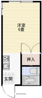 薬師ハイツ【1階】の間取り