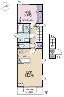 LEPOA KOTI【2階】の間取り