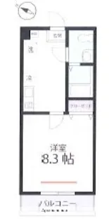 QUIET CRAB HOUSE 溝の口Ⅱ【3階】の間取り