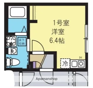 プレナ蒲田【1階】の間取り