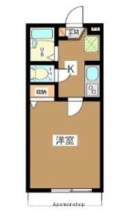 アップヒルズ西馬込【1階】の間取り