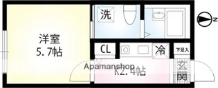 リーヴァ・フォレスタB【1階】の間取り