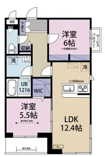 RIZ RAFFINE湘南【3階】の間取り