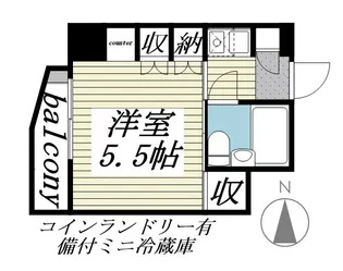 第12明智ビル【2階】の間取り