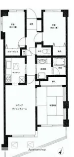 プリマール鶴見【1階】の間取り