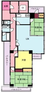 ダイサンビル【6階】の間取り