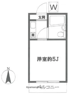 菊名イッセイハイツ【1階】の間取り