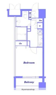 グリフォーネ横浜・中央【8階】の間取り