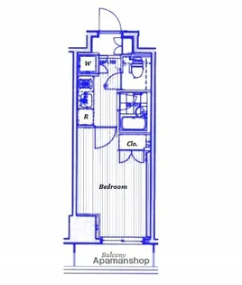 スパシエ・エル新横浜【8階】の間取り
