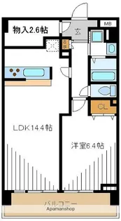 ラヴィッサン【4階】の間取り