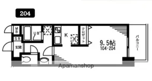 ヴォーンバール日吉【2階】の間取り