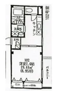 ブロードストーン小机【1階】の間取り
