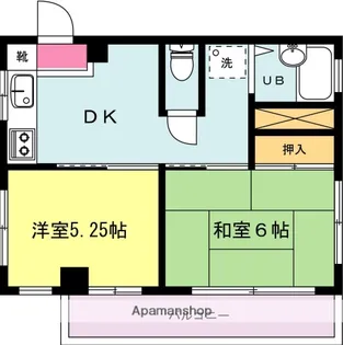 パークハイム幸【3階】の間取り
