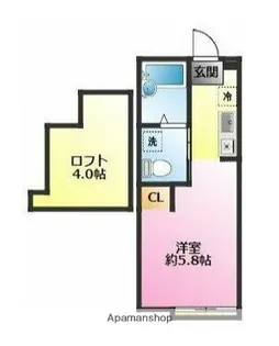 ハーミット横浜【1階】の間取り