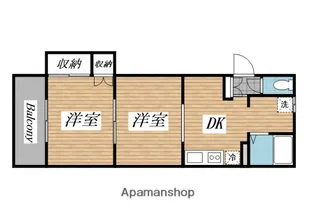 オメガスクエア【3階】の間取り