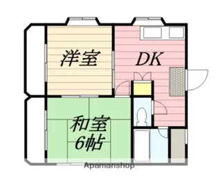 ジュネパレス平塚第03【3階】の間取り