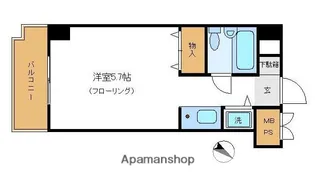 日興パレス横浜西【2階】の間取り