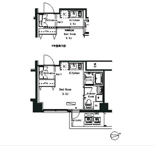 パークアクシス横浜井土ヶ谷【5階】の間取り
