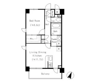 ピースフル【2階】の間取り