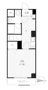 ブライトV【2階】の間取り