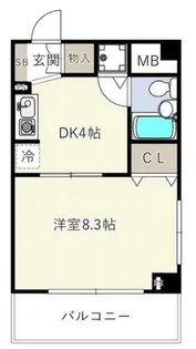 アソルティ関内大通公園【3階】の間取り