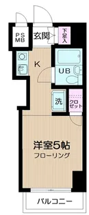 日神パレス磯子【5階】の間取り