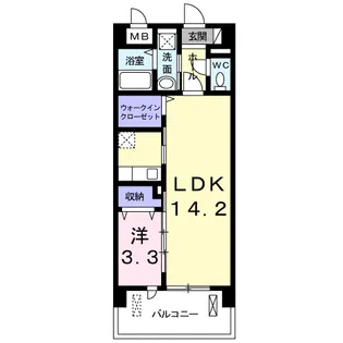さくらガーデン【5階】の間取り