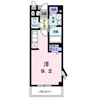 デュ・フォーレ【2階】の間取り