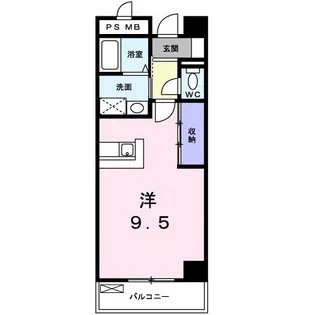桐屋ビル【6階】の間取り