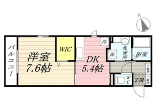 ディアコート【1階】の間取り