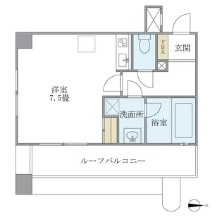 北品川アパートメント【5階】の間取り