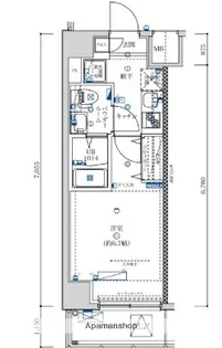 プレスト武蔵小杉【2階】の間取り